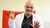 Albanian Prime Minister Edi Rama, poses after casting his ballot in the village of Surrel, near Tirana, on June 25.