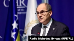 Visoki predstavnik Christian Schmidt na konferenciji za medije 3. 12. 2025. u Sarajevu