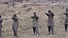 Tajik militants appear in a video purportedly training in Pakistan, where Jamaat Ansarullah was founded in 2006 by former members of the Islamic Movement of Uzbekistan (IMU).