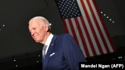 ԱՄՆ - Նախկին փոխնախագահ Ջոզեֆ Բայդենը Ֆիլադելֆիայում հավաքի ժամանակ, Փենսիլվանիա նահանգ, 10-ը մարտի, 2020թ.