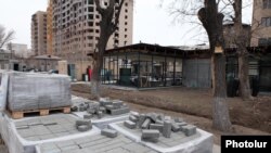 Armenia - Mashtots Park in Yerevan, 2Apr2012.