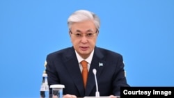 Касым-Жомарт Токаев на заседании рабочей группы по парламентской реформе. Астана, 14 октября 2025 года