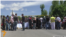 Armenia -- Residents of the village of Goght protest against a controversial irrigation project, 3Jun2016
