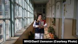 Жалал-Абад облусунун иммунологу Алия Арыкбаева.