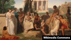 Огюст Лелуар, "Гомер" (1841)