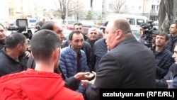 Armenia -- Dantists protest against new eHealth system, Gyumri, 05Mar2018