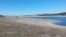 Обмелевшее Симферопольское водохранилище. Июнь 2020 года