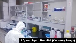 آزمایش ویروس کرونا در شفاخانه افغان جاپان