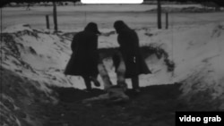 "Похороны" погибших пленных