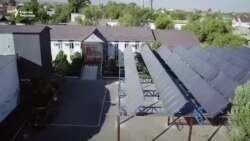 Күн табы менен иштеген жылуулук борбору ишке кирди