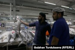 Абу-Даби шаарындагы Аль-Мина балык базары.