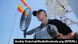 Старший комендор за «ручною» системою керування артустановкою корабля