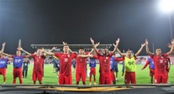 Кыргызстандын футболчулары. 16-январь, 2018-жыл. Бириккен Араб Эмираттары.