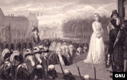 Марыя Антуанэта перад экзэкуцыяй