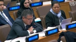 Кыргызстандын БУУдагы туруктуу өкүлүнүн орун басары Айбек Молдогазиев.