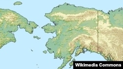 Карта Аляски 