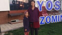 Ҳайитгул Олтмишова қизи билан, Зомин