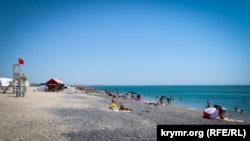 Пляж у Євпаторії, 2018 рік