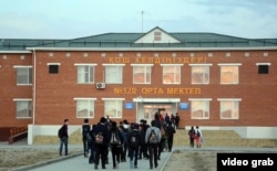 Новая школа № 170 в поселке Айтеке би Казалинского района. 18 октября 2014 года.