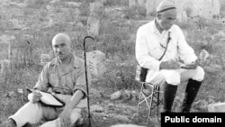 Osman Aqçokraqlı ve Üsein Bodaninskiy. Arhiv fotosı