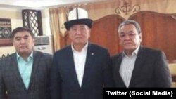 Камчыбек Ташиев, Сооронбай Жээнбеков жана Молдомуса Конгантиев.