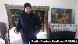 Андрій Тараман у музеї народного побуту, яким опікується