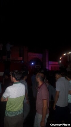 Сӯхтор дар бозори Корвон. Шоми 2-юми июли 2017