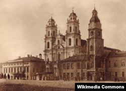 Леў Дашкевіч. Менск, Высокі Рынак (1928)