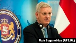 Карл Більдт у Тбілісі, 2014 рік