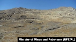 ساحه معدن مسک عینک واقع در ولایت لوگر افغانستان