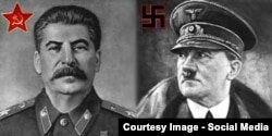 Йосип Сталін та Адольф Гітлер