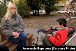 Анастасія з сином Віталієм