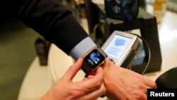 Аплата сыстэмай Apple Pay. Ілюстрацыйнае фота