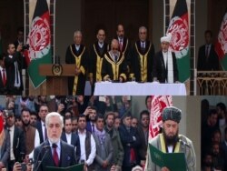 جریان مراسم تحلیف محمد اشرف غنی و عبدالله عبدالله