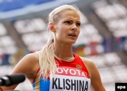 Russian long jumper Darya Klishina (file photo)