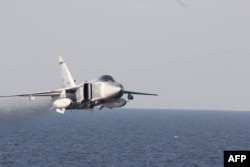 Російський бомбардувальник Су-24