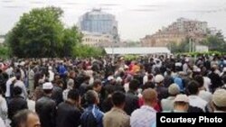 Рязаньда Ураза бәйрәменә җыелган мөселманнар