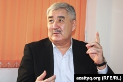 Оппозиционный политик Амиржан Косанов.