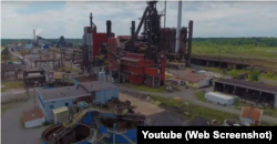Занедбаний металургійний завод Warren Steel у місті Воррен (штат Огайо, США)