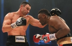 Віталій Кличко в бою з Дереком Чісорою, Мюнхен, Німеччина, 18 лютого 2012 року