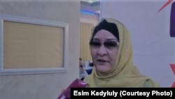 "Харекет" қорының жетекшісі Гүлмира Мұқанқызы. Алматы, 8 ақпан 2019 жыл.