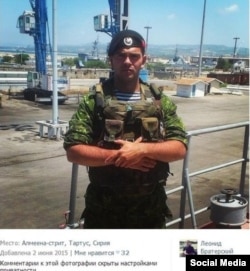 Російський військовий у Сирії (фото з соцмереж)