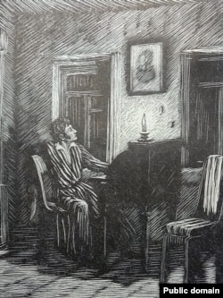 Адам Міцкевіч (гравюра з выданьня 1948 г.)