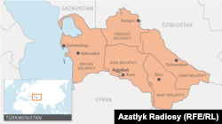 'Bäş welaýat - bäş dogan': Türkmenistanyň kartasy