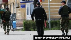 Кыргыз тартип сакчылары.