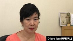 Директор школы-лицея № 23 Жанар Тойлыбаева.