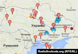 Тиск на Євромайдан у новинах Радіо Свобода