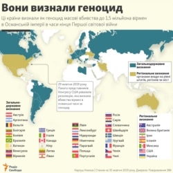 Визнання геноциду вірмен у світі