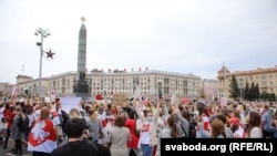 Жаночы Гранд-марш салідарнасьці 29 жніўня 2020 году ў Менску