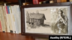 Нурихан абыйның туган йорты. Үзе ясаган рәсем